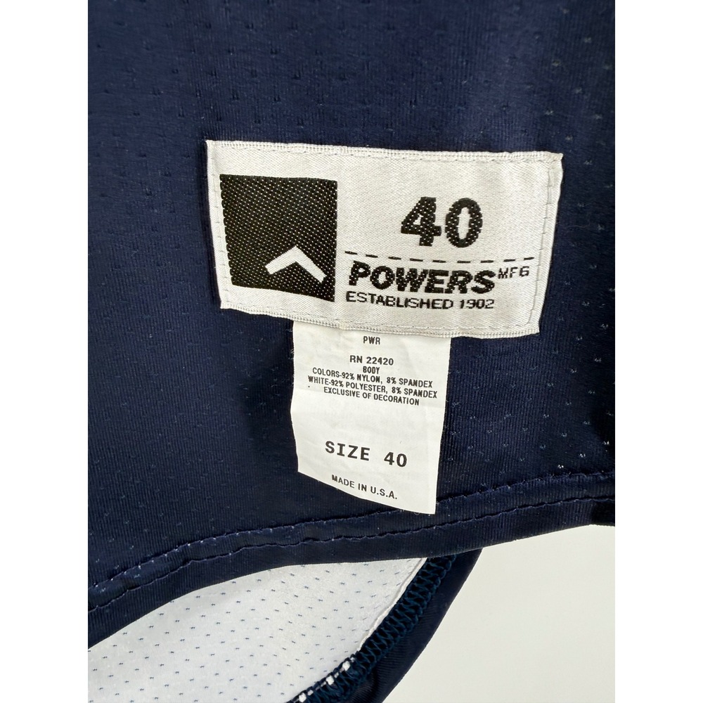 Adidas Notre Dame Fighting Irish Jersey 42 Polyester Navy Gold #40 Collegiate - Picture 2 of 7